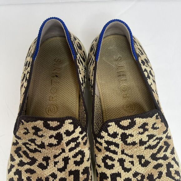 ROTHY'S Women's Camo Cat Animal Print Slip On Sneakers Shoes Flats Knit Sz 8.5 - Picture 4 of 8